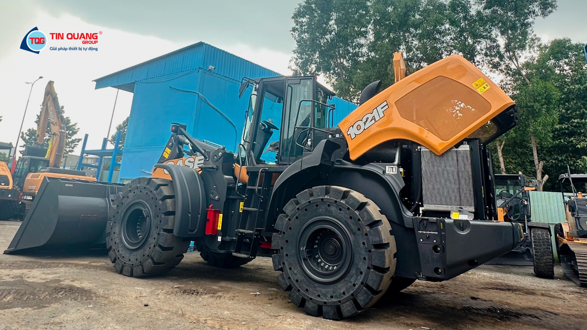 Máy xúc lật CASE 1021F với nhiều ưu điểm nổi bật về hiệu suất và tiết kiệm nhiên liệu